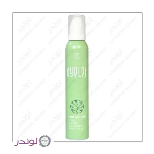 موس ایلت Ayelet Mousse موس حالت دهنده مو آیلت حجم دهنده Ayelet extra care Hair Mousse 200ml