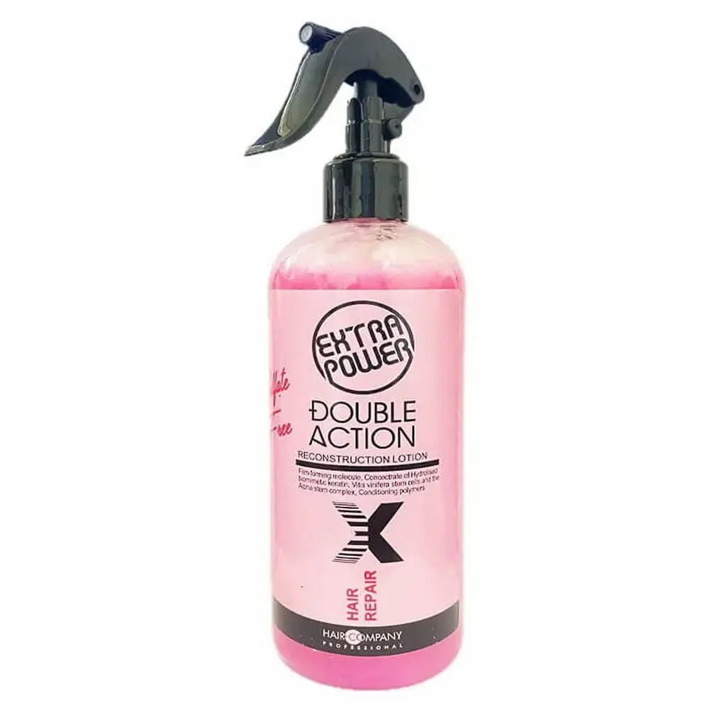 اسپری مو دبل اکشن لوندر لوسیون تقویت کننده مو دبل اکشن مدل اکسترا پاور 450 میلی لیتر DOUBLE ACTION Extra Power