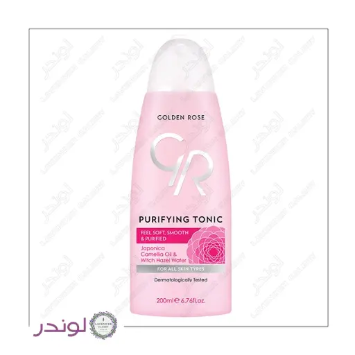 تونر پاک کننده صورت گلدن رز 200 میلی لیتر تونر گلدن رز 200 میل پاک کننده و آبرسان انواع پوست