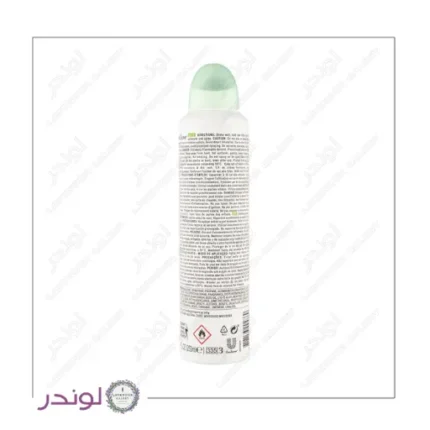 اسپری دئودورانت زنانه داو Dove رایحه خیار و چای سبز ۲۵۰ میل