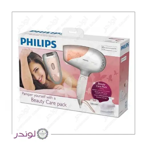 ست سشوار و اپیلیدی فیلیپس HP6542 | ۱۵۰۰ وات + اپیلاتور ۲۰ موچین + کیف ست سشوار و اپیلیدی فیلیپس HP6542 | ۱۵۰۰ وات + اپیلاتور ۲۰ موچین + کیف