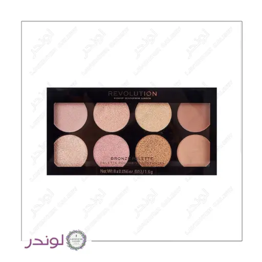 پالت رژگونه رولوشن گلدن شوگر 2 رز گلد چندکاره 8 رنگ